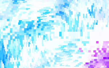 Light Pink, Blue vector layout with lines, rectangles.