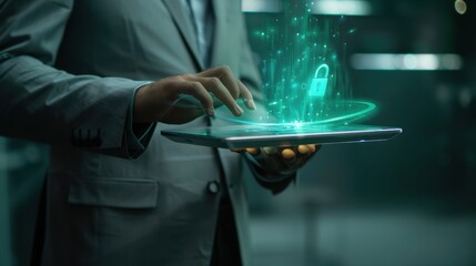 The digital tablet hologram