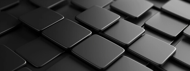 Fototapeta premium Abstract geometric shape in pastel colorful for product podium presentation background, Modern abstract blue background design with layers of transparent material in square shapes in random geometric