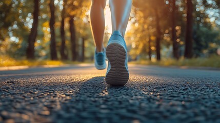 Closeup of Legs in Running Shorts with Athletic Stance and Vibrant Colors Under Outdoor Light