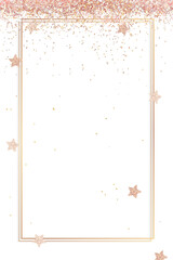 Glitter frame png sparkly background