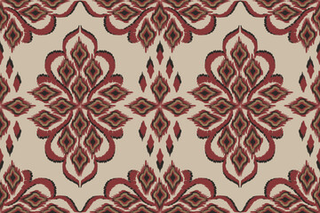 Ethnic Seamless Pattern Ikat geometric Indian style.Tribal ethnic texture. seamless striped pattern in Aztec style.Indian, Gypsy, and African rug. Bohemian.