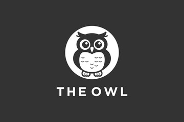 Owl Vector Logo Design Template.