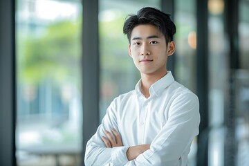Portrait of a Confident Young Man