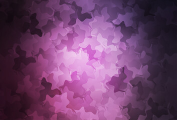 Obraz premium Dark Pink vector texture with abstract forms.