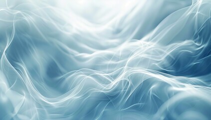 Fototapeta premium Abstract Blue and White Wavy Background
