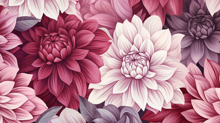 A Flower with Many Leaves Depicted on Canvas