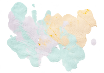 Pastel acrylic brush stroke transparent png