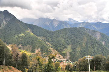  Greater Caucasus range near Mount Tufandagh in Azerbaijan