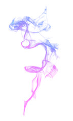 Fototapeta premium Neon png smoke textured element, in purple