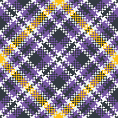 Plaid Pattern Seamless. Scottish Plaid, Traditional Scottish Woven Fabric. Lumberjack Shirt Flannel Textile. Pattern Tile Swatch Included.