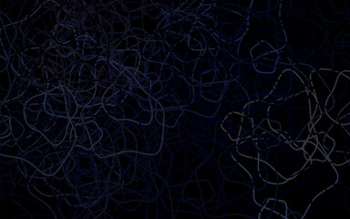 Dark Gray vector pattern with random forms.
