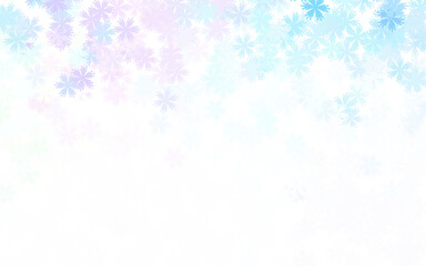 Light Multicolor vector abstract backdrop with flowers.