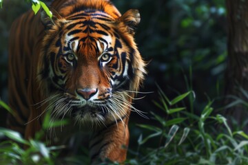 Fototapeta premium Tiger in the Jungle.