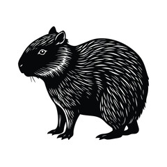 Campanula Flower Silhouette Vector