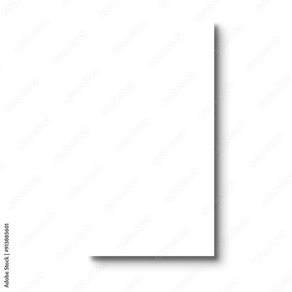 Poster realistic shadow effect for design