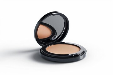 Elegant compact makeup with a smooth texture, ideal for achieving a flawless look and enhancing beauty in everyday routines.