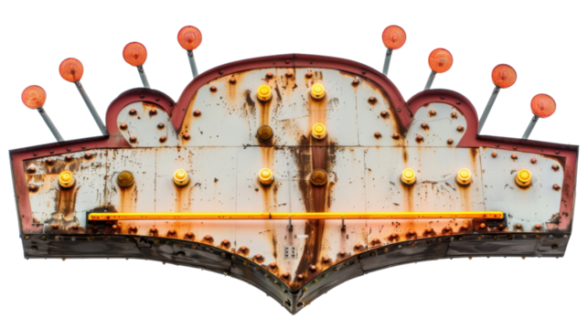 Theater sign on transparent background