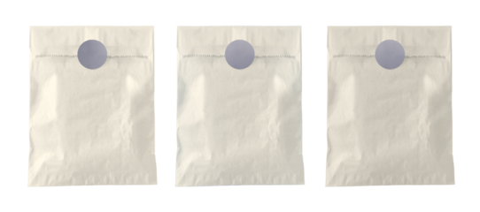 Png bakery paper bag mockup in minimal style