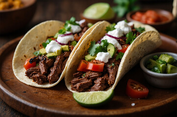 Carne Asada Tacos a traditional and famous Tacos from Mexico