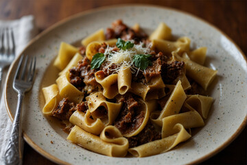 Pappardelle with Bolognese Sauce