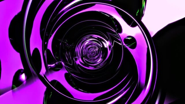 Sci-fi Glow  Vortex Tunnel VJ Loop