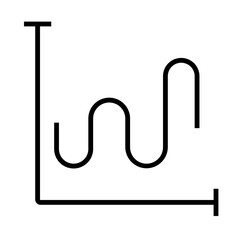 Line Graph icon Design