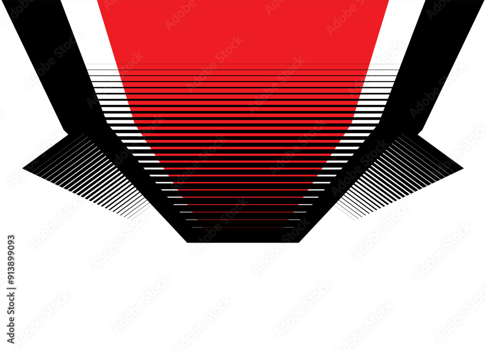 Fototapete vector futuristic pattern from lines. abstract striped vector background. high technologies. transit
