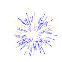 Fototapeta premium colorful fireworks elements