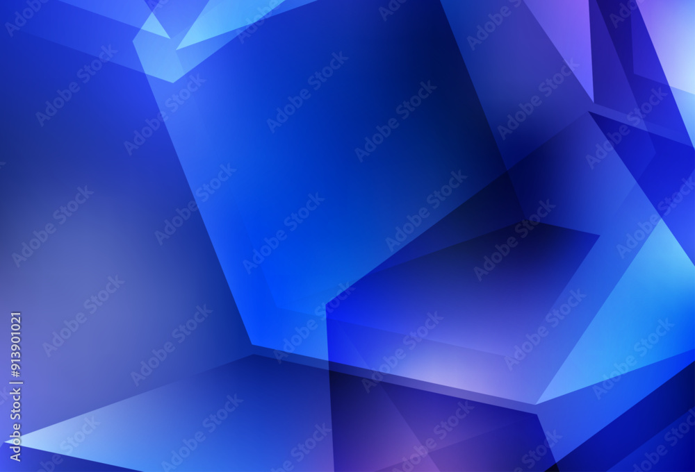 Aufkleber light blue vector shining triangular layout.