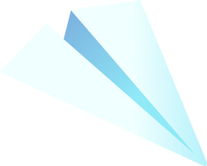 Gradient Paper Plane Illustration