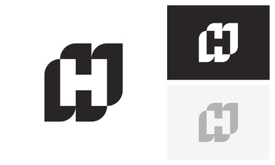 H logo, letter h, initial h logo design
