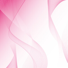 Abstract pink wave background. Dynamic shapes composition. Vector illustration, abstract background with lines