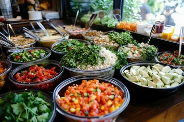 Fototapeta premium Healthy food selection - ai