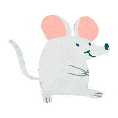 Hand drawn mouse transparent png