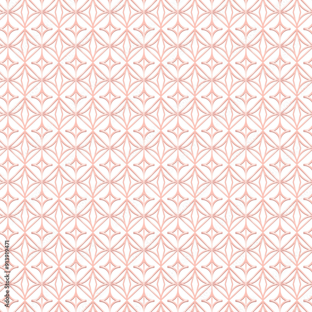 Poster pink round geometric patterned background design element