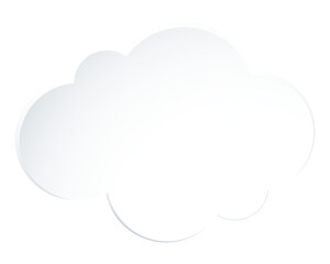 Cloud png sticker collage, 3d transparent clipart
