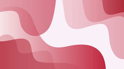 Vibrant abstract red background with waves