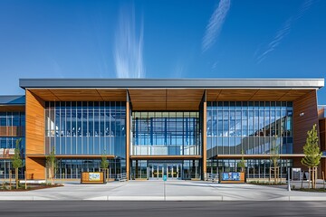 Obraz premium building in the city