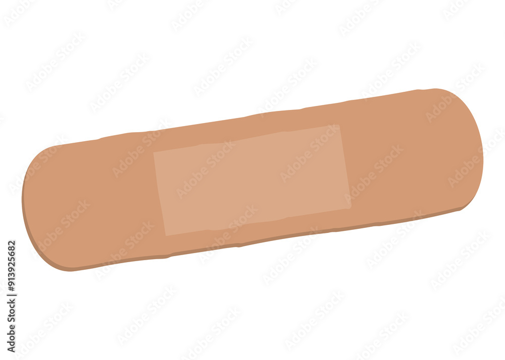 Poster bandage png sticker, transparent background