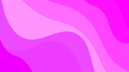 Modern flowing pink wave banner on white background