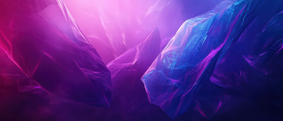 Obraz premium A purple and blue background with a rock in the middle