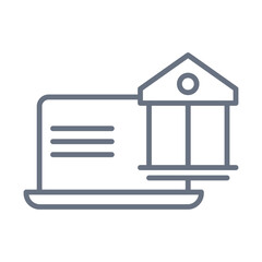 Online Banking icon Design