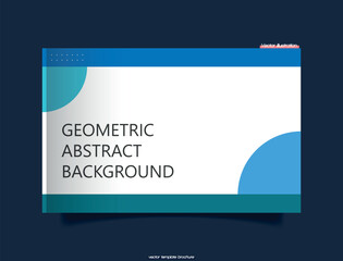 Landing for web design. Vector illustration