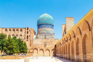 Great Mosque of Bibi-Khanum (Bibi-Khanym), courtyard.
