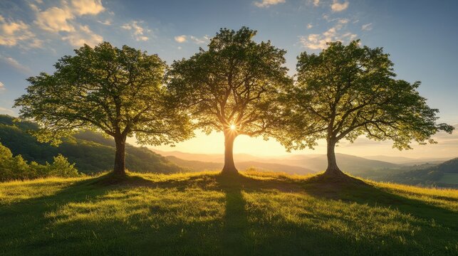 Tree Growth Three Steps In nature 