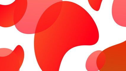 background with lips, Red banner