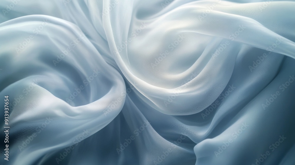 Aufkleber graceful, soft fabric in motion, forming an elegant and flowing background in muted tones.