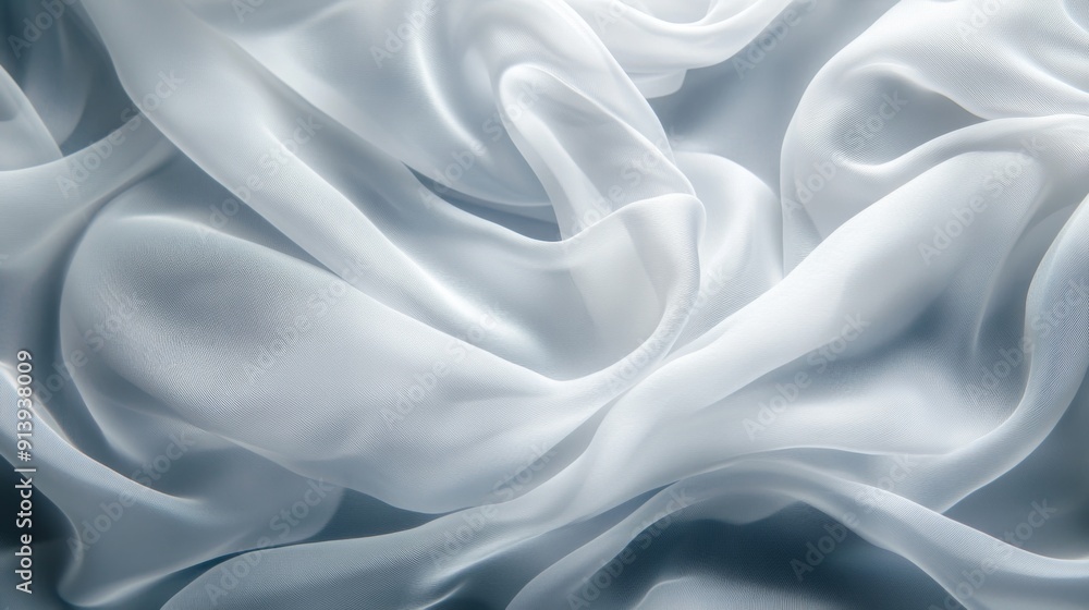 Aufkleber graceful, soft fabric in motion, forming an elegant and flowing background in muted tones.