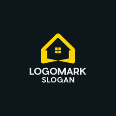 Unique Landmark Icon Logo Inspirations, Real Estate Logo, Construction Logo, Property Logo, House Logo, Home Logo